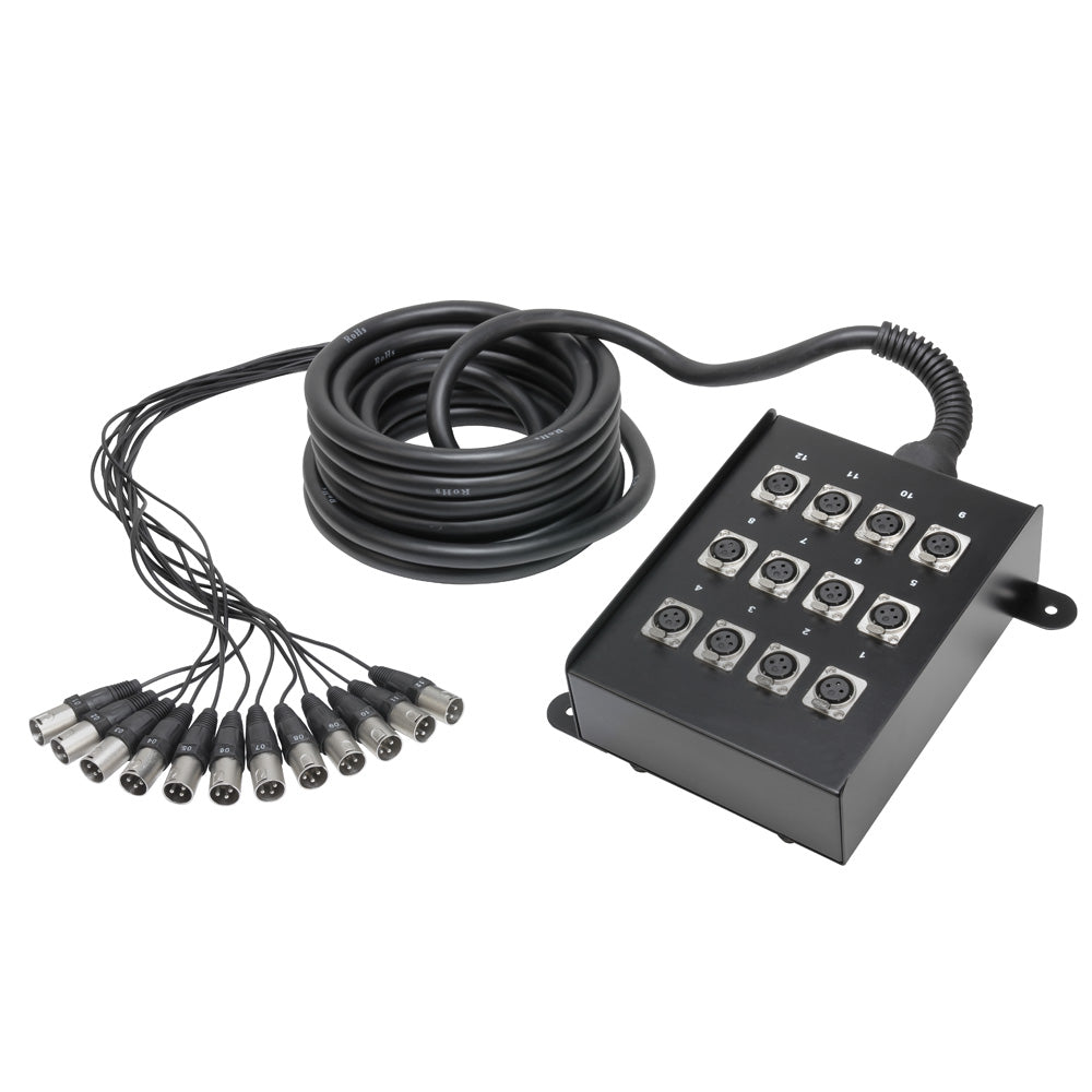 Câbles Muïipies avec Stage Box 12/0 (10 m)