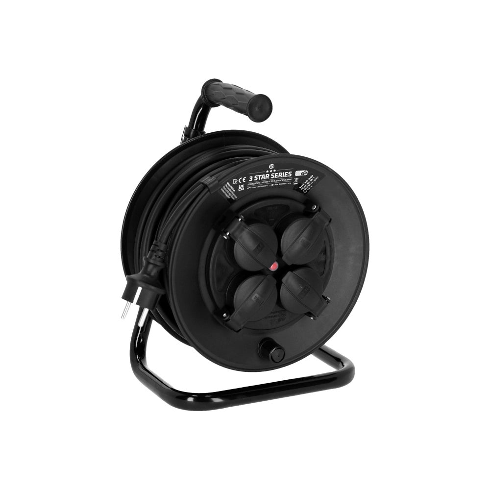 Tambour de câble Adam Hall IP44 3x1,5m2 (25m)