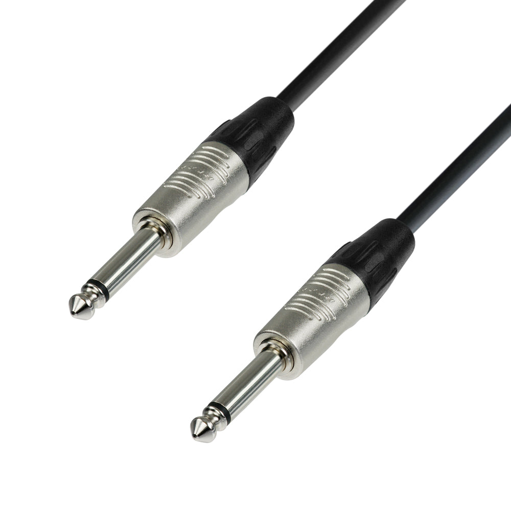 Adam Hall Cables 4 Star Serie - Câble Instrument REAN 6.3 mm Jack mono à 6.3 mm Jack mono 3 m