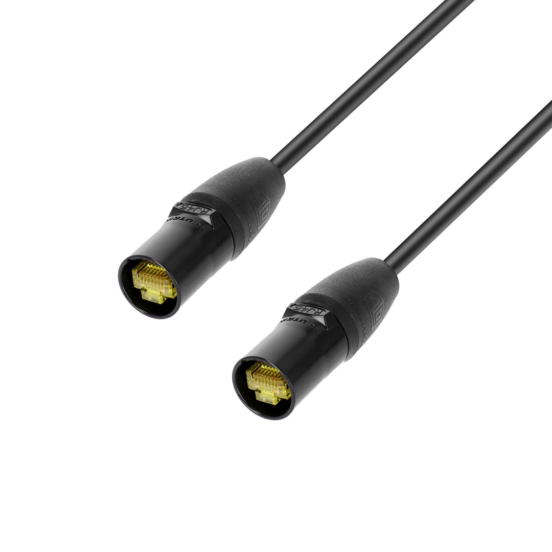 Adam Hall Cables 5 STAR ECON CAT6 RR 10 m – Câbles de Données | Kat.6a (S/FTP) Neutrik etherCON®, rétractable | 10 m