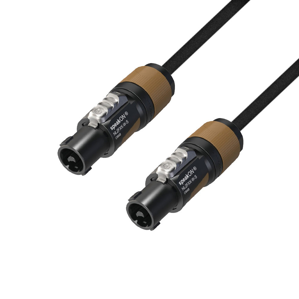 Adam Hall Cables 5 STAR 1,5 SPEAKON 5 m - Câble de haut-parleur Neutrik speakON® 2 pôles 2 x 1,5 mm² | 5 m