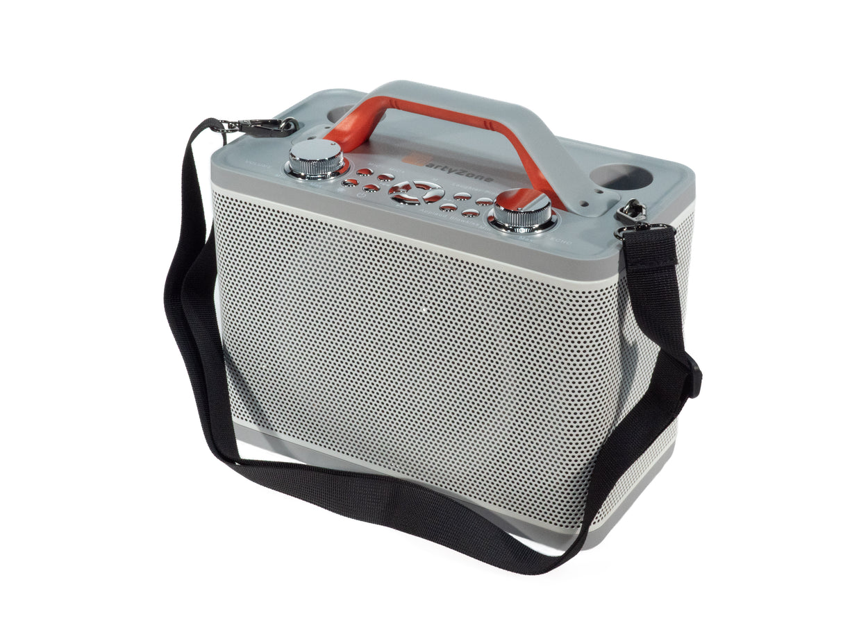 Système karaoke avec 2 microphones (Blanc)