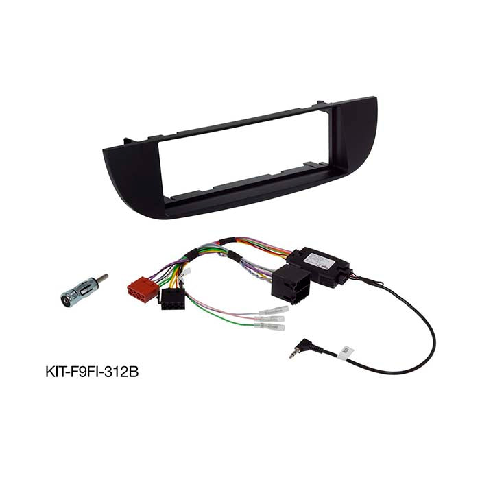 Alpine kit de montage 9" Fiat 500 avant restylage/noir