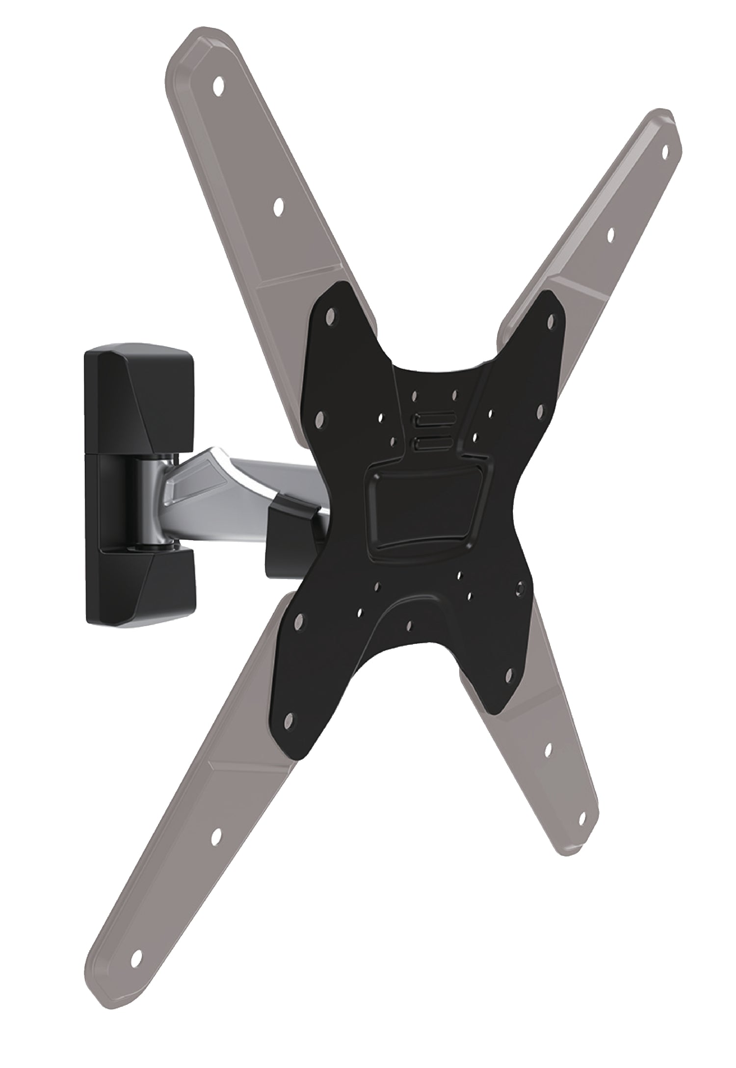 Tv Wall bracket Fully movable 26-42 " 30 kg Silver/Black