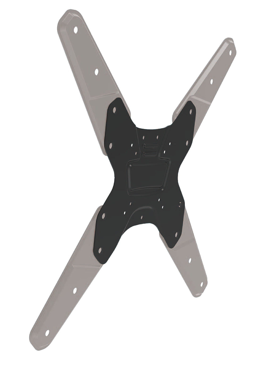 Support mural TV entièrement articulé 26-42 " 30 kg Argent/Noir