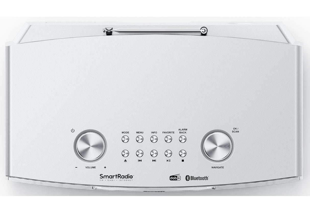 Kenwood CR-ST700SCD-S Internet Radio w. Bluetooth and DAB+ (Silver)