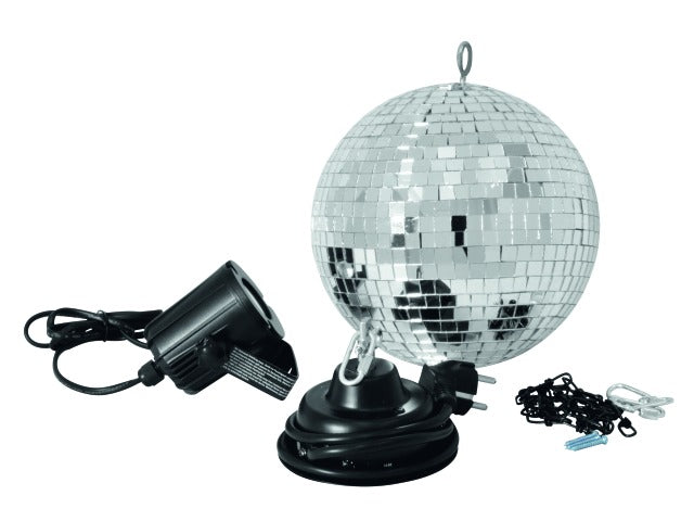 Eurolite Kit Complet LED Boule à Facettes (20 cm)