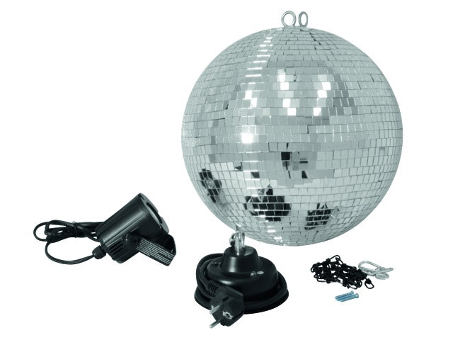Eurolite Kit Complet LED Boule à Facettes (30 cm)