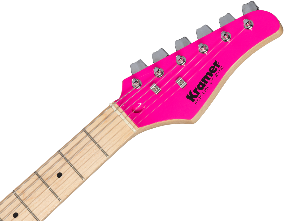 Kramer Focus VT-211S Electric Guitar (Hot Pink)