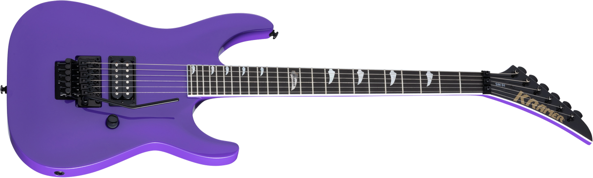 Kramer SM-1H Electric Guitar (Shockwave Purple)