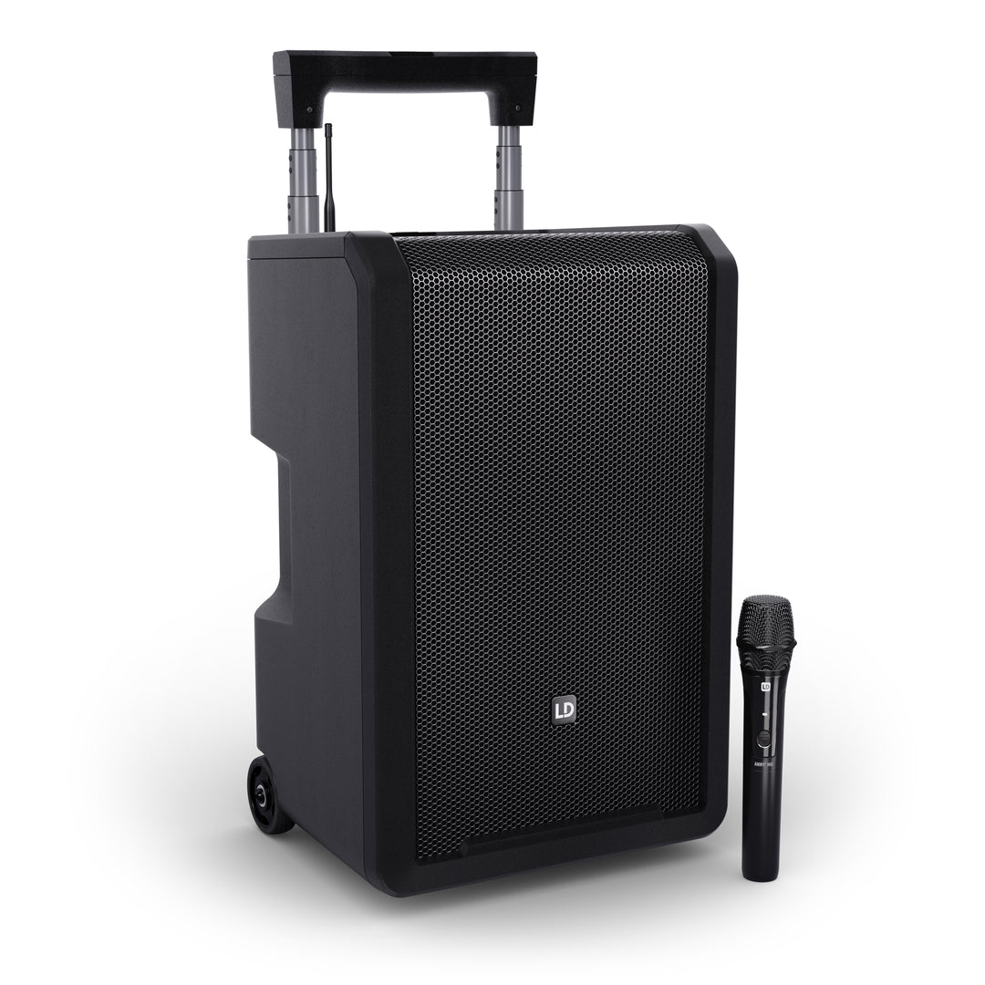 LD Systems ANNY® 10 HHD B5 - 10" système PA Bluetooth® portable sur batterie avec mixer et 1x micro main sans fil