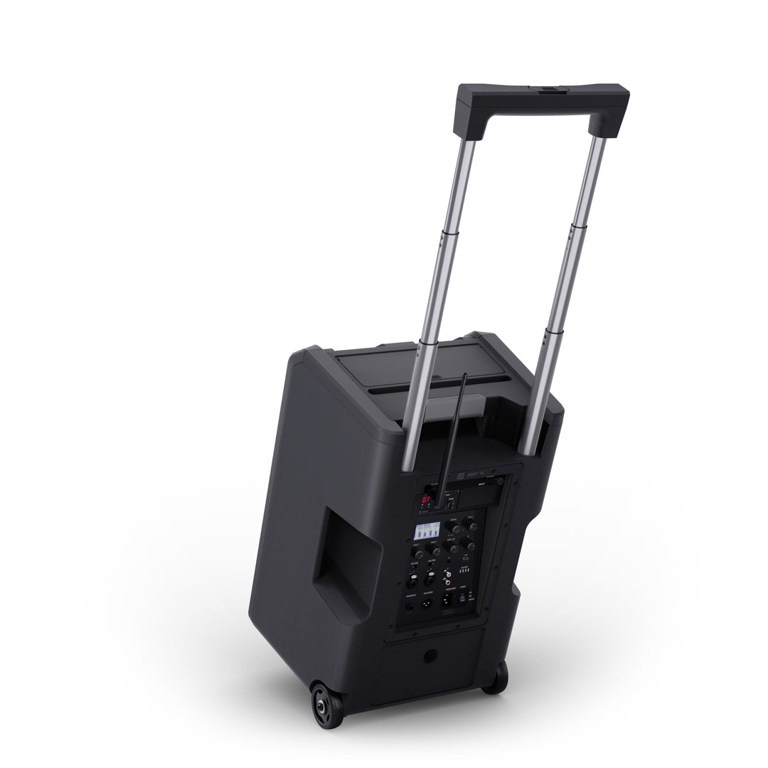 LD Systems ANNY® 10 HHD B5 - 10" système PA Bluetooth® portable sur batterie avec mixer et 1x micro main sans fil