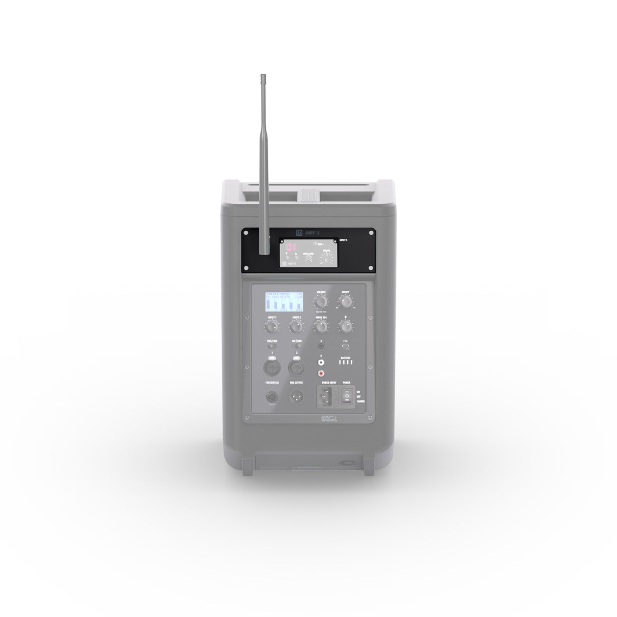 LD Systems ANNY® 8 CWM - Capot pour l’ajout ultérieur d’un module récepteur ANNY® 8