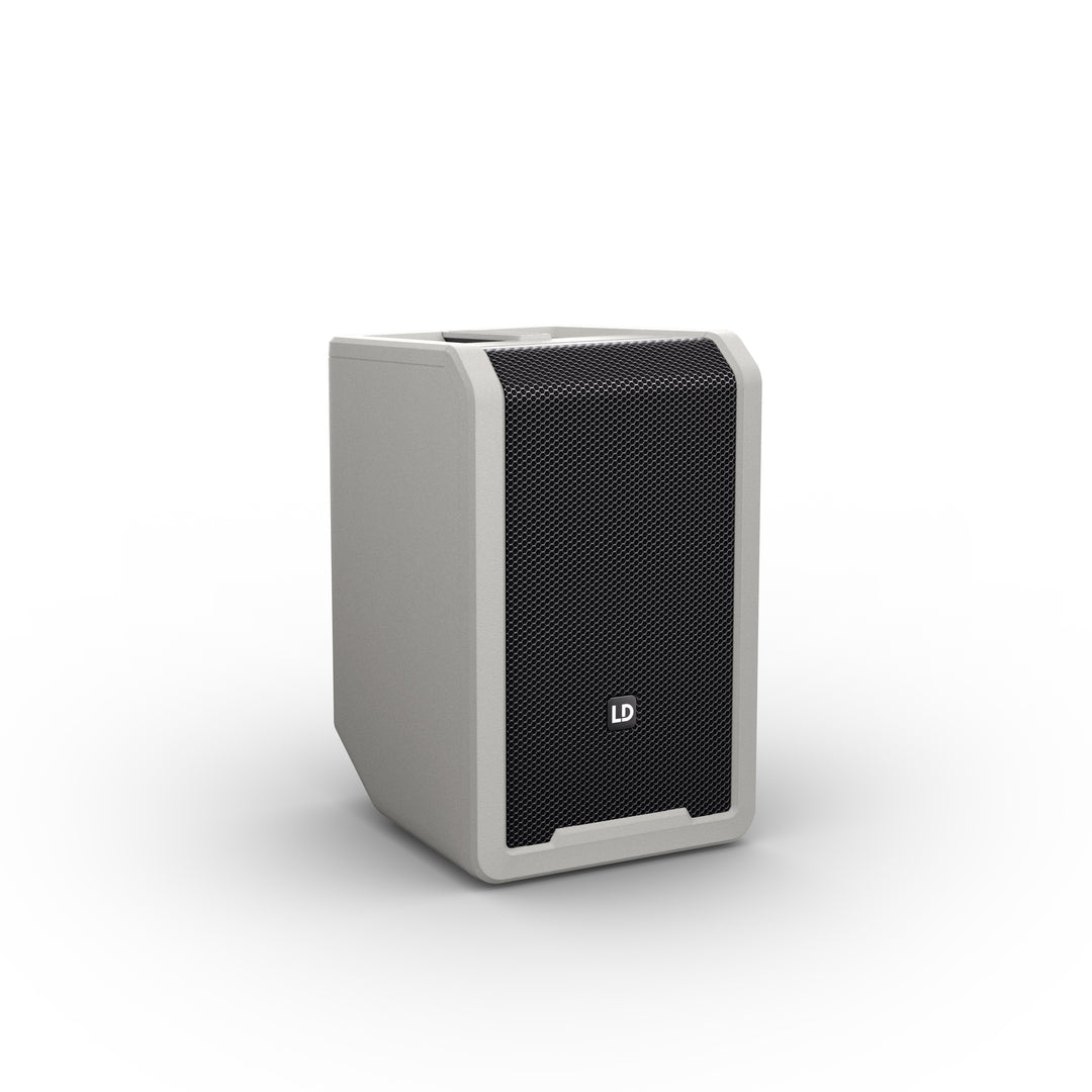 LD Systems ANNY® 8 G - enceinte PA Bluetooth® portable alimentée par batterie avec mixer, gris urbain
