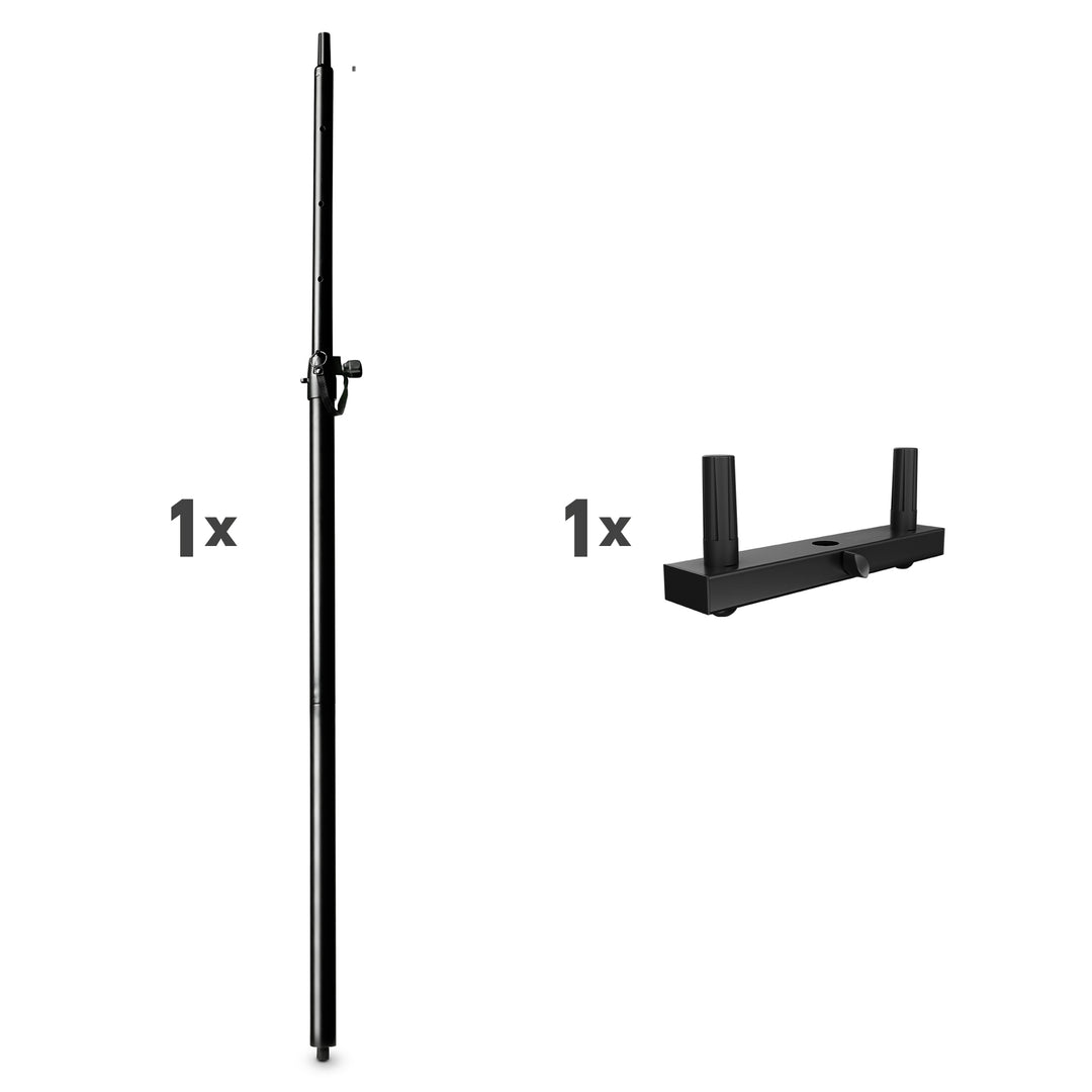 LD Systems DAVE 10 G4X DUAL STAND – Barre d’enceinte avec fourche de montage pour DAVE 10 G4X