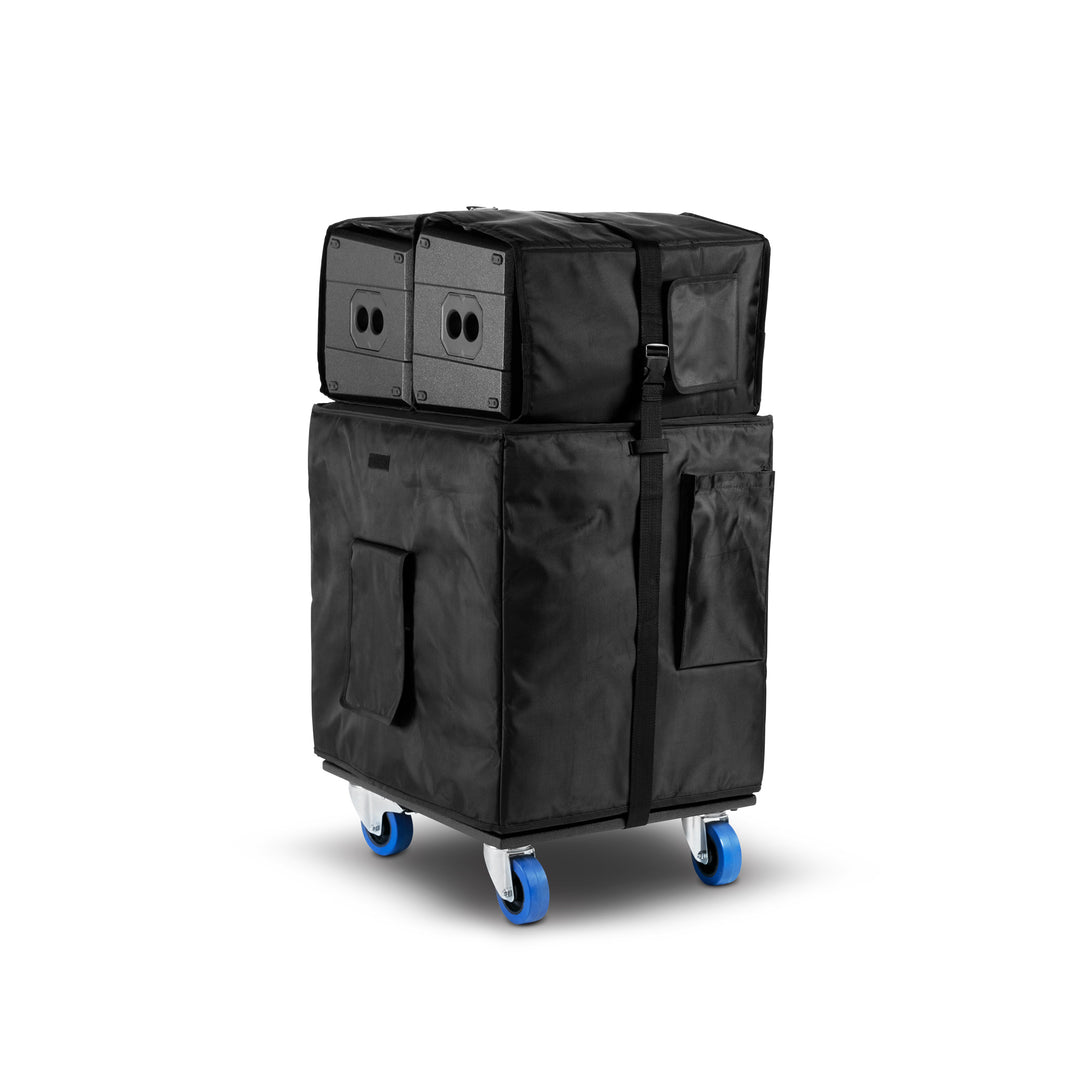 LD Systems DAVE 15 G4X BAG SET - Kit de transport avec plateau à roulettes et housse de protection pour DAVE 15 G4X