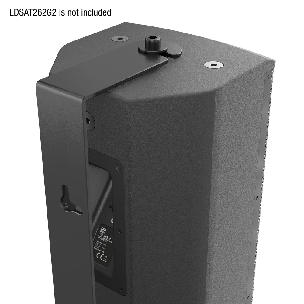 LD Systems SAT 262 G2 WMB - Support mural orientable pour LDSAT262G2, noir
