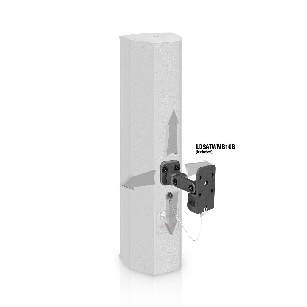 LD Systems SAT 442 G2 - enceinte d'installation passive 4 x 4", noir