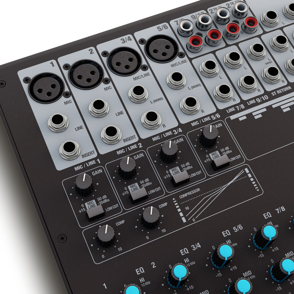 LD Systems VIBZ 10 C – Console de mixage 10 canaux avec compresseur