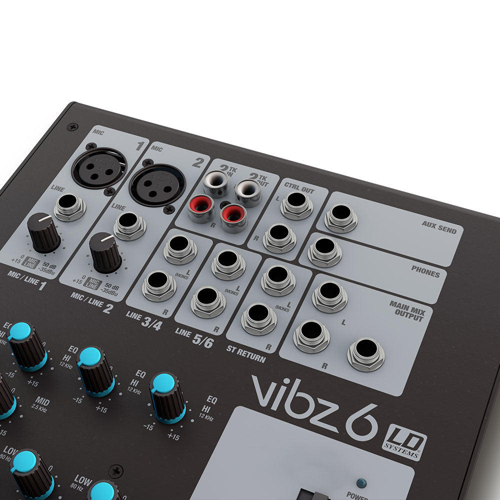 LD Systems VIBZ 6-canaux Mixer