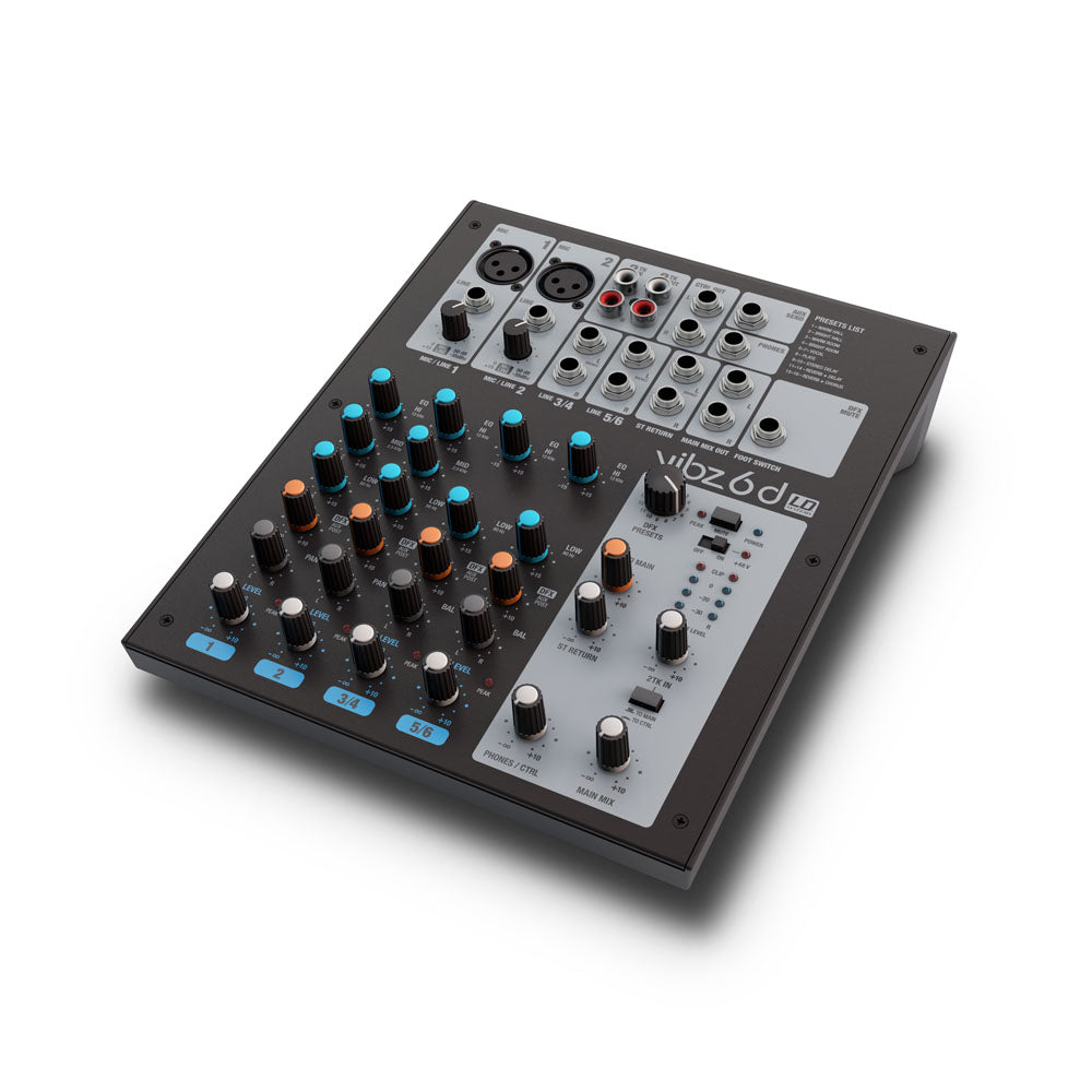 LD Systems VIBZ 6 D - Console de mixage 6 canaux avec DFX