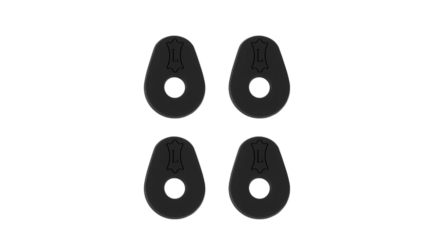 Levys RINGBLOCK strap locks en caoutchouc, noirs