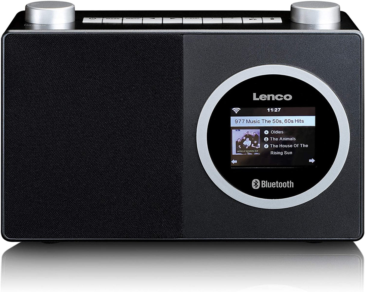 Lenco DIR-70 Internet Radio with Bluetooth, Black