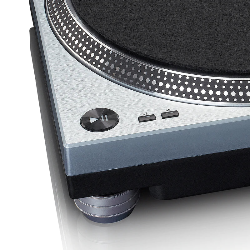 Lenco L-3809 Turntable, Metallic