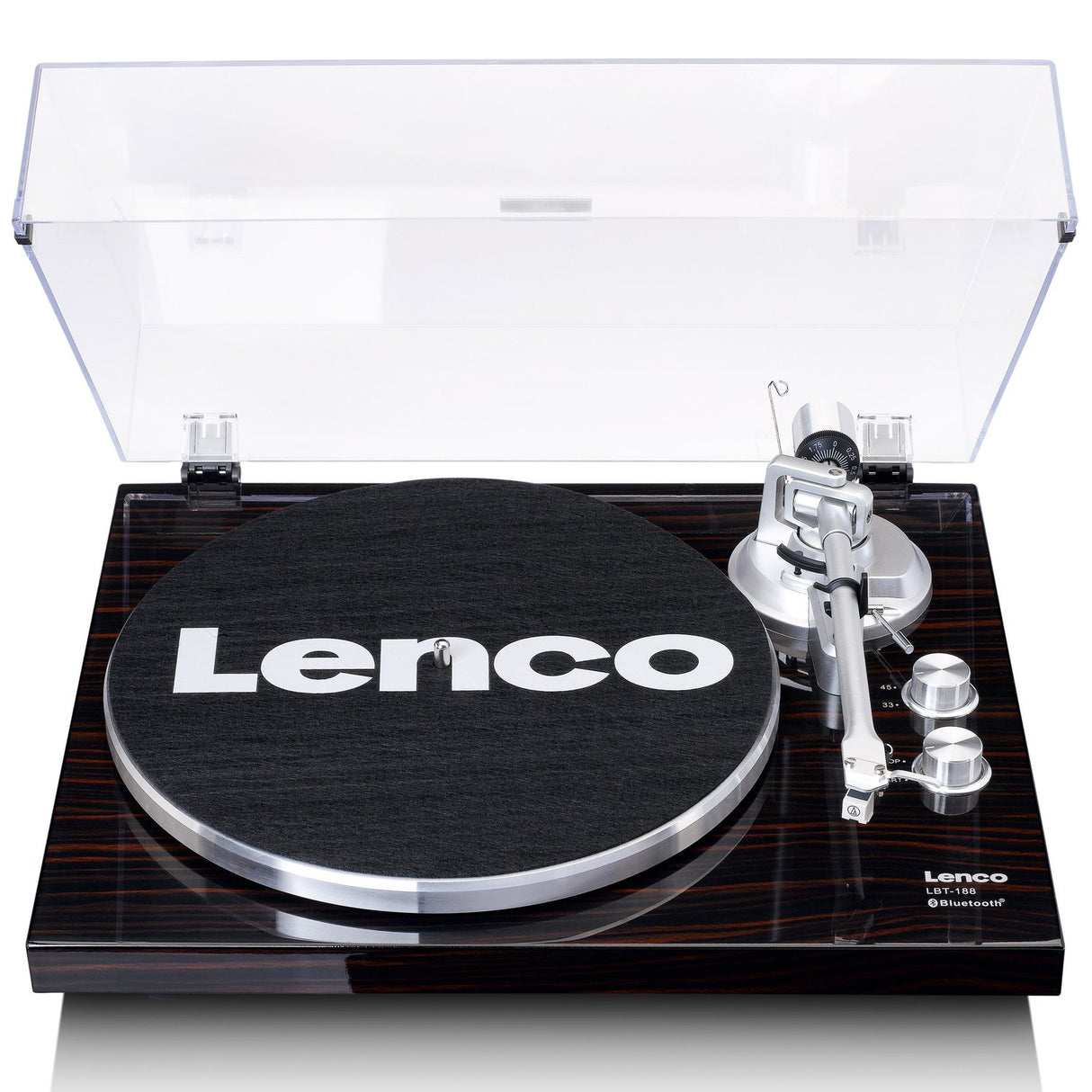 Lenco LBT-188 Bluetooth Turntable (Walnut)