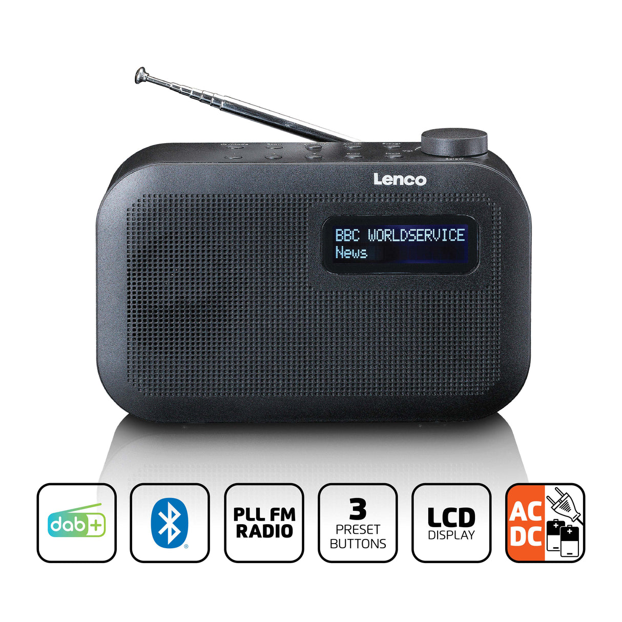 Lenco PDR-016 FM & DAB+ Radio
