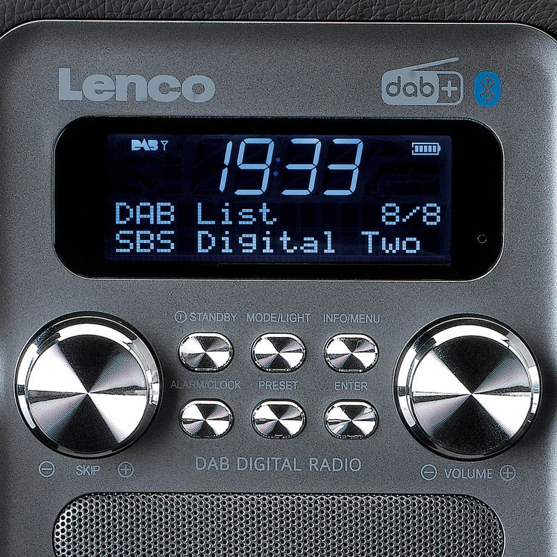 Lenco PDR-051 DAB+ Radio (Black/Silver)