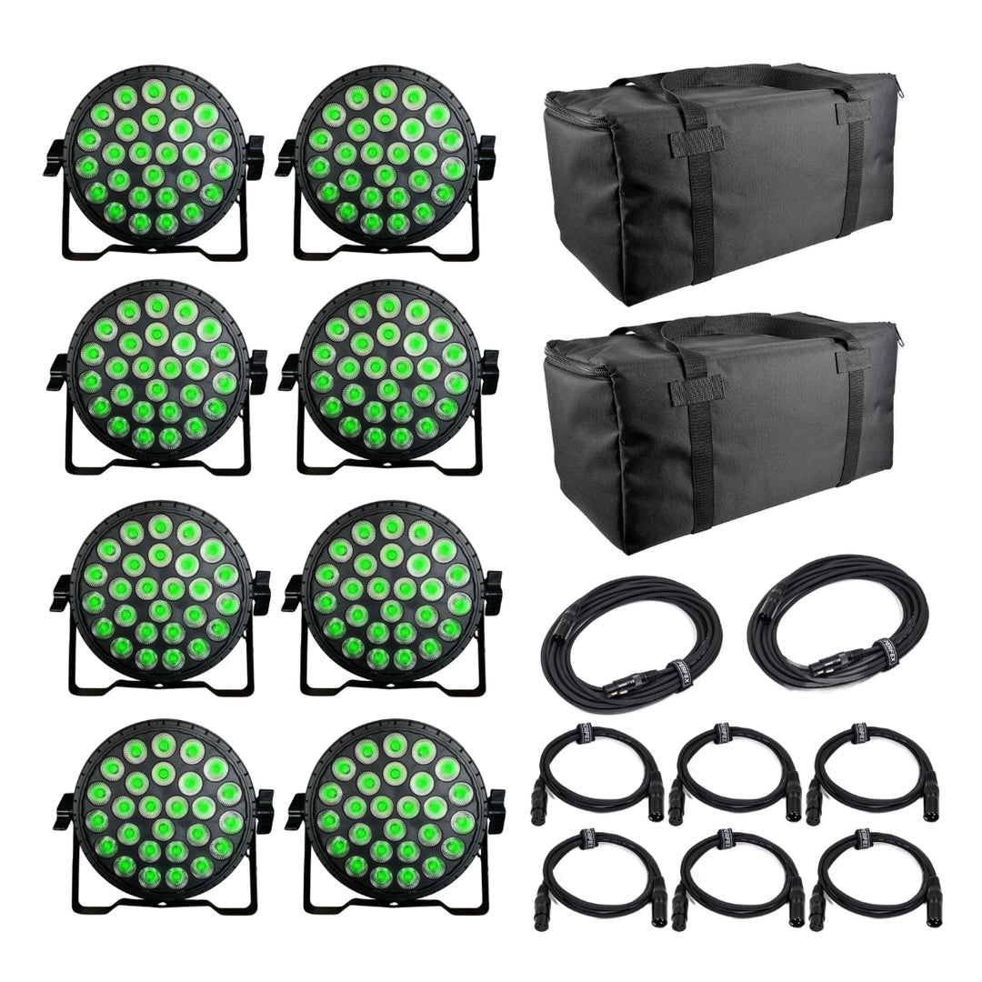 Light4Me Flat Par Bundle XL