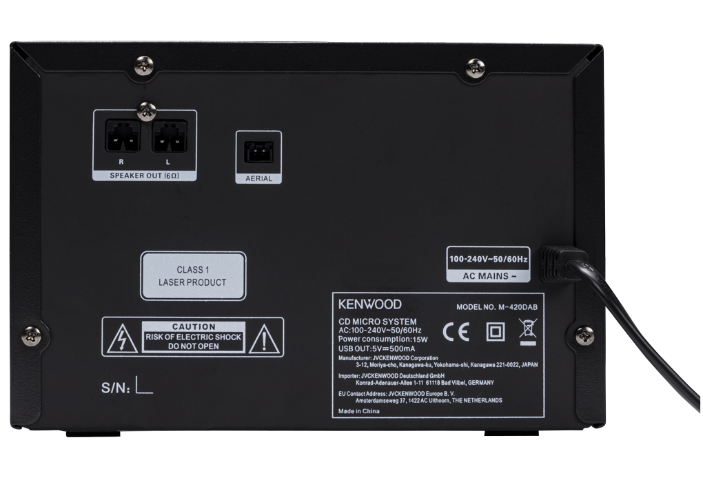 Kenwood M-420DAB Mini System w. Bluetooth and DAB+