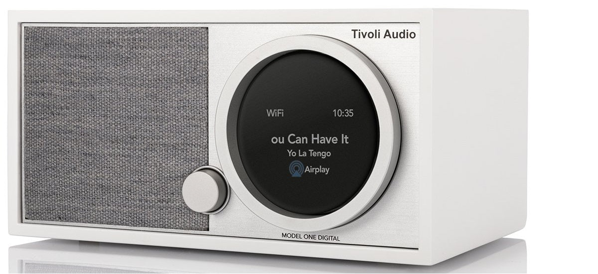 Tivoli Audio Model ONE GEN.2 Digital Speaker (White, Gray)