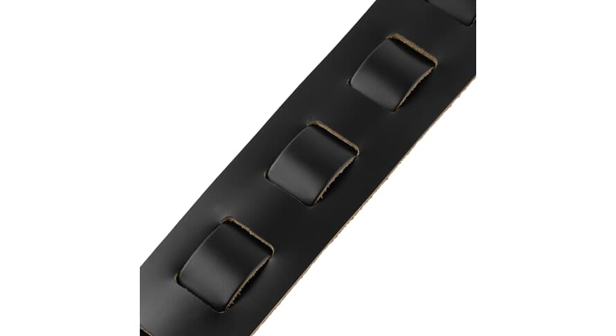 Levys M26PD sangle de guitare, M26PD-BLK-ACO