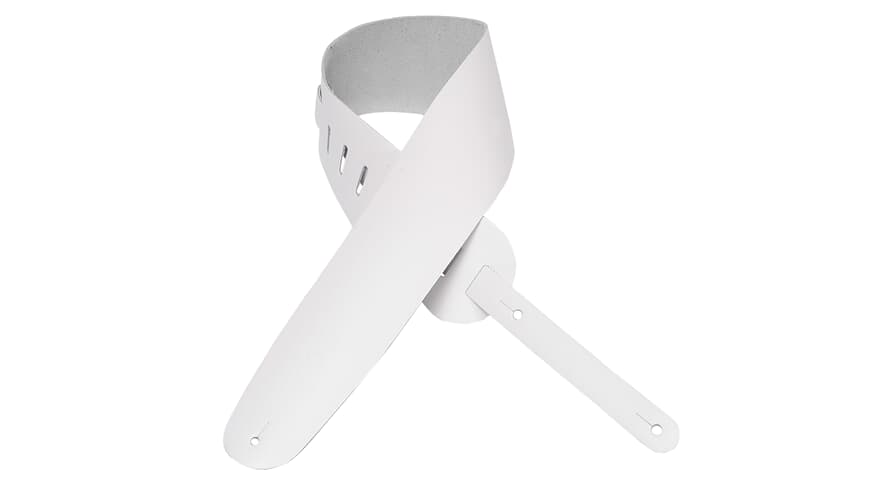 Levys M4 sangle de basse 3 1/2", blanc