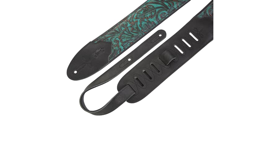 Levys M4WP sangle de guitare 3", turquoise