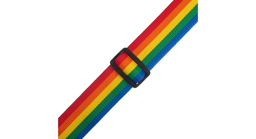 Levys M8POLY sangle de guitare 2", arc-en-ciel