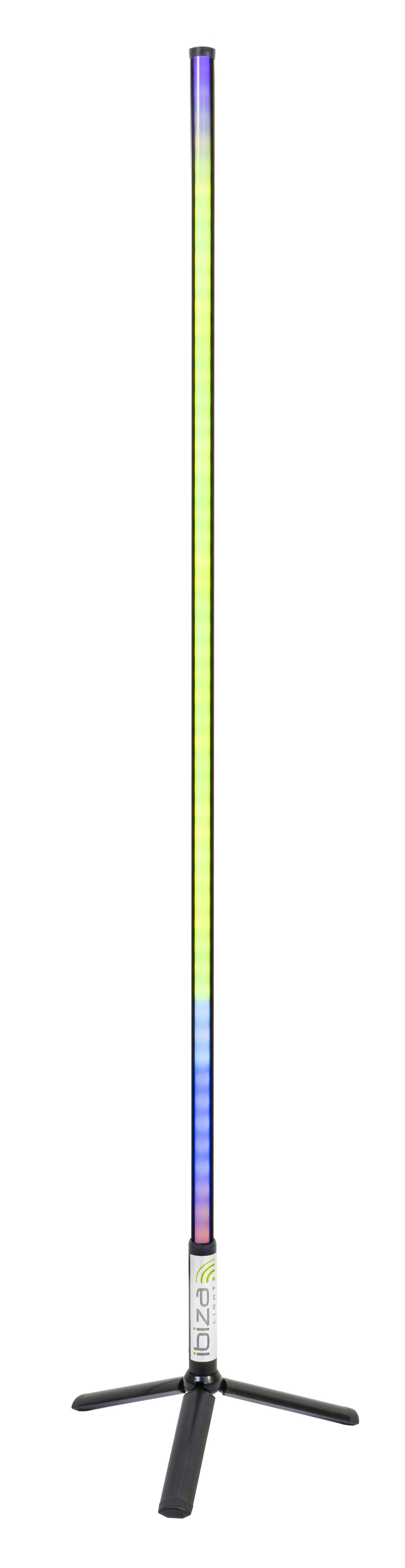 Ibiza Magic Color Stick RGB Floor Light (Black)