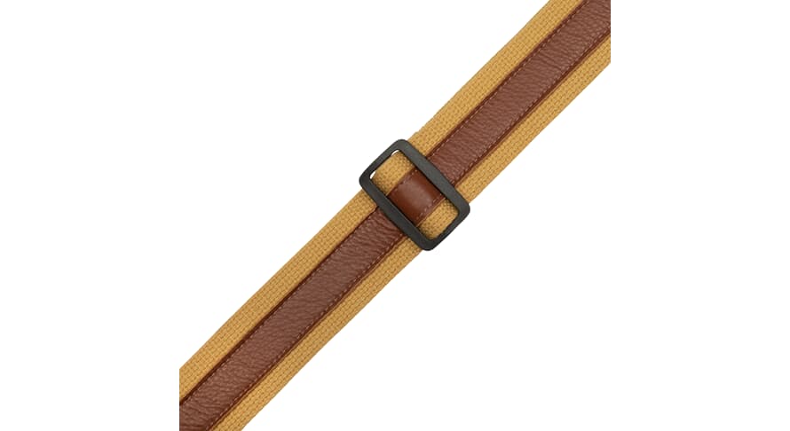 Levys MC2CG-TAN-TAN sangle de guitare 2" avec bande en cuir