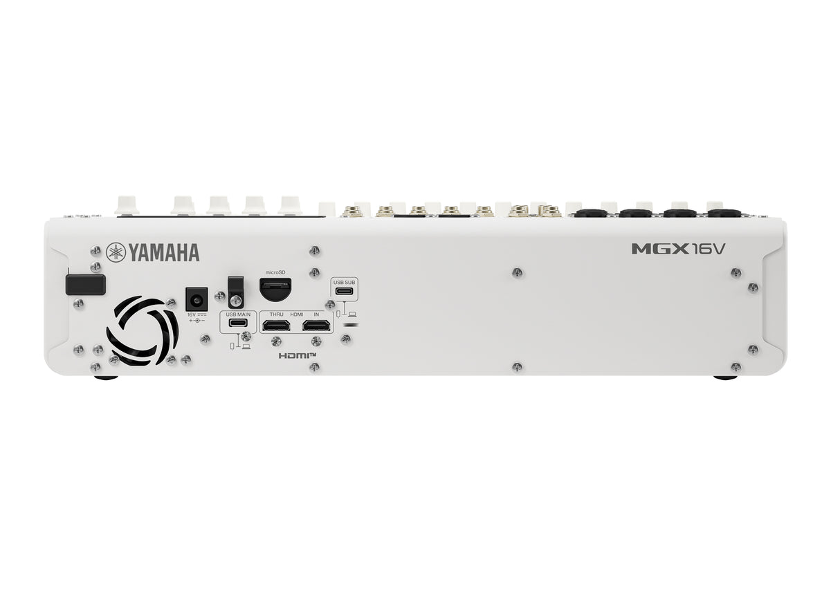 Yamaha MGX16V Digital Mixing Console (White) - Video Version