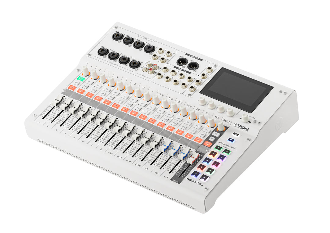Yamaha MGX16V Console de mixage numérique (Blanc) - Version vidéo