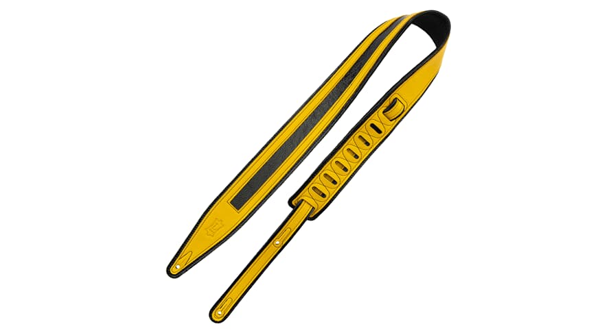 Levys MJH317 sangle de guitare en cuir, Dragon Stripe