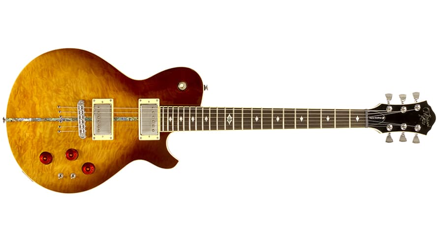 Michael Kelly Mod Shop Patriot Instinct SB Duncan guitare électrique, Scorched