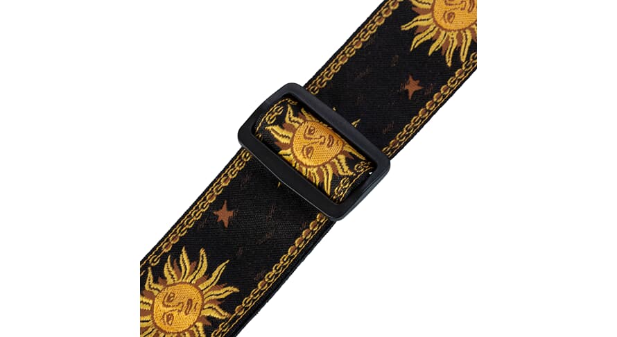 Levys MPJG sangle de guitares 2", Sun Design, noire