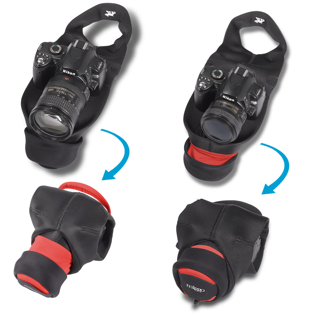 MyMiggo Padded Camera Grip and Wrap for Bridge / Superzoom