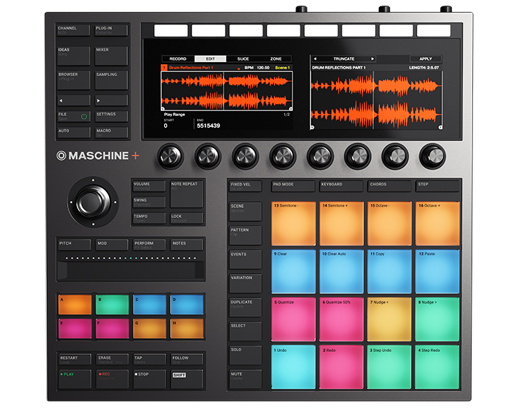 Native Instruments MASCHINE PLUS Groovebox autonome de production et de performance