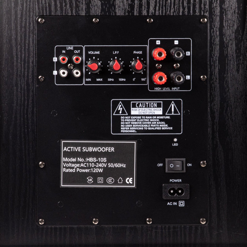 SoundMate HBS-10S 10" Subwoofer Actif