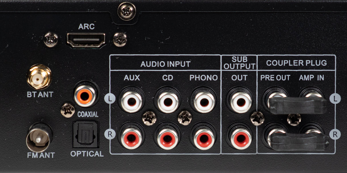 SoundMate Hi-Fi amplifier w. Bluetooth (4x100W)