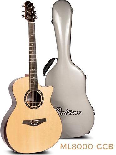 Pearl River GL41-GY hardcase pour Guitare western